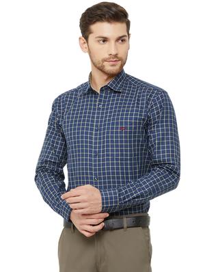 blue checkered formal shirt - 16952193 - Standard Image - 2