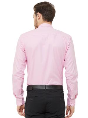 pink solid formal shirt - 16952194 - Standard Image - 3