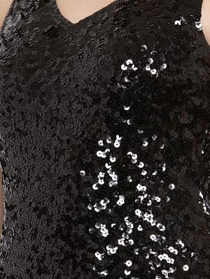 v-neck sequin bodycon dress - 16952288 - Standard Image - 5
