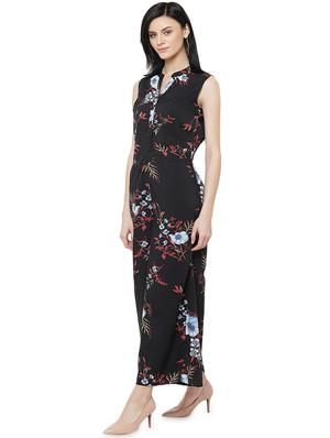 mandarin neck floral jumpsuit - 16952654 - Standard Image - 2