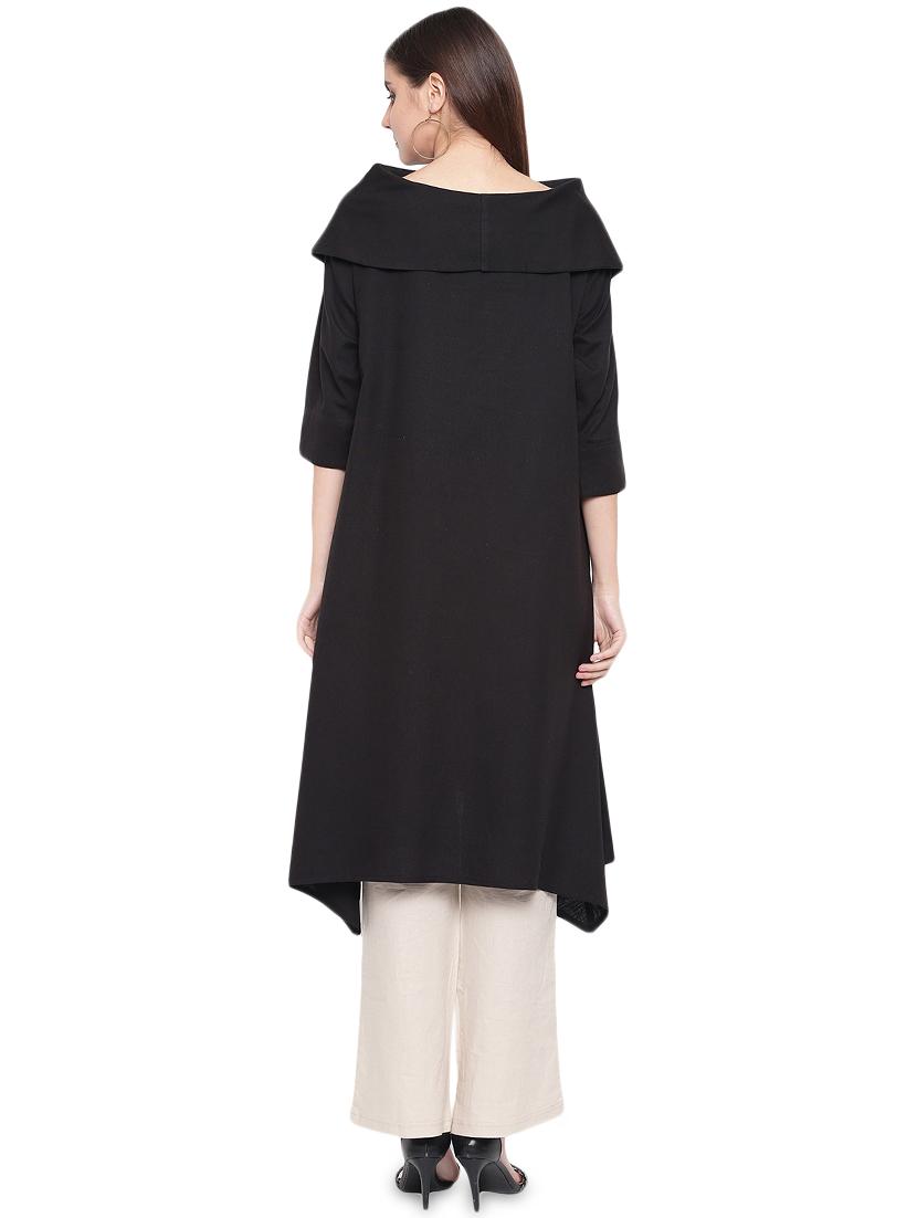 boat neck asymmetric tunic - 16952660 - Zoom Image - 3