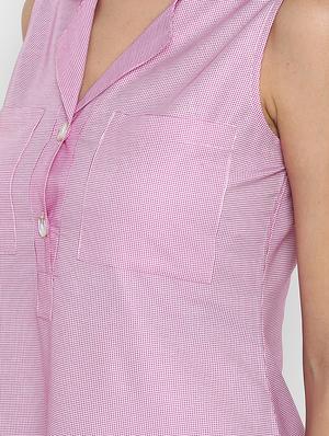 scallop hem embroidered a-line dress - 16952671 - Standard Image - 5