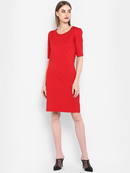 criss cross back sheath dress - 16952674 - Standard Image - 1