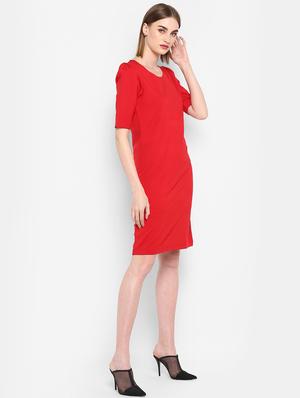 criss cross back sheath dress - 16952674 - Standard Image - 2