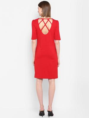 criss cross back sheath dress - 16952674 - Standard Image - 4