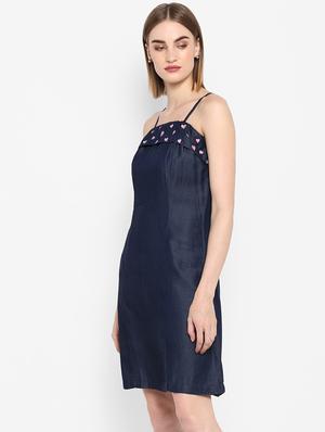 shoulder strap a-line dress - 16952677 - Standard Image - 2