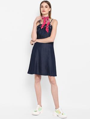 shoulder strap a-line dress - 16952677 - Standard Image - 5