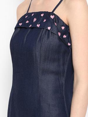 shoulder strap a-line dress - 16952677 - Standard Image - 6