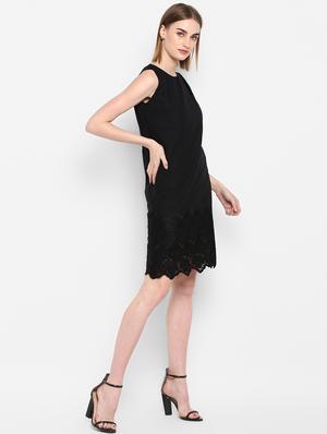 scallop hem sheath dress - 16952680 - Standard Image - 2