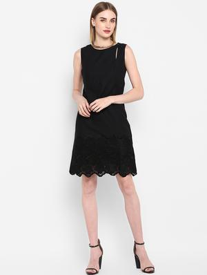 scallop hem sheath dress - 16952680 - Standard Image - 4