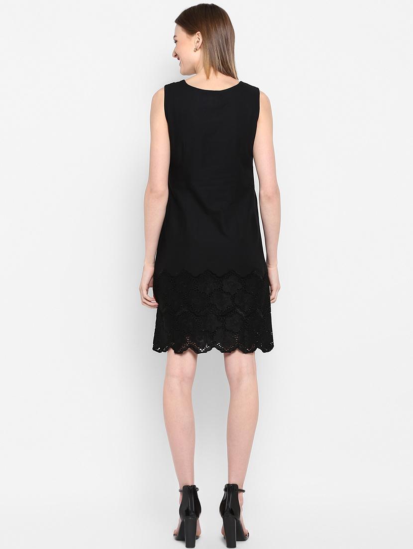 scallop hem sheath dress - 16952680 - Zoom Image - 3