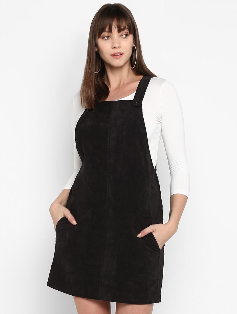 slit pockets pinafore dress - 16952698 - Zoom Image - 1