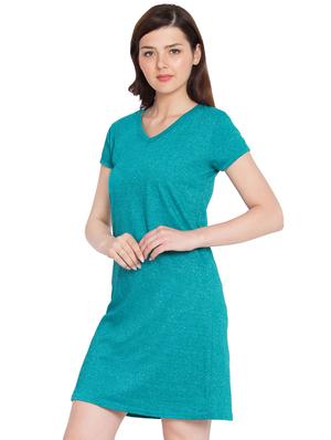 v-neck solid sleepshirt - 16952728 - Standard Image - 2