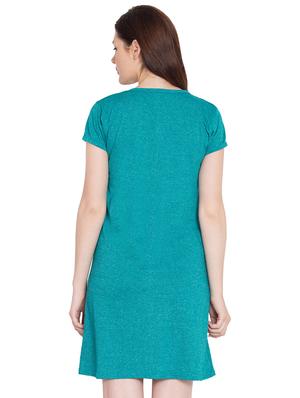 v-neck solid sleepshirt - 16952728 - Standard Image - 4