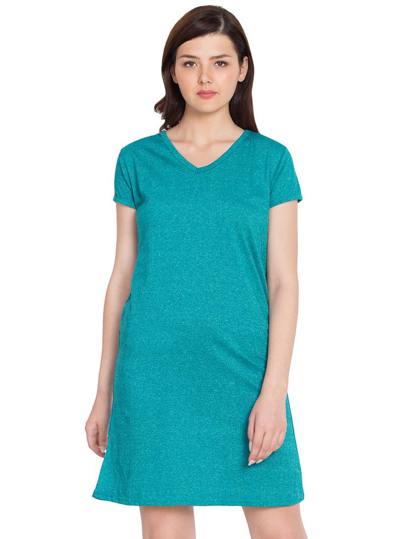 v-neck solid sleepshirt - 16952728 - Zoom Image - 1