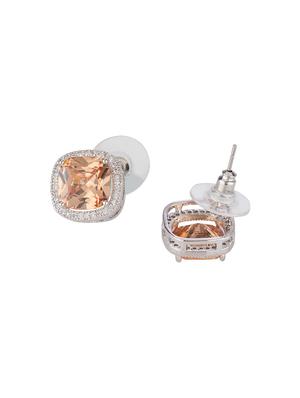 brown metal studs earring - 16952813 - Standard Image - 2