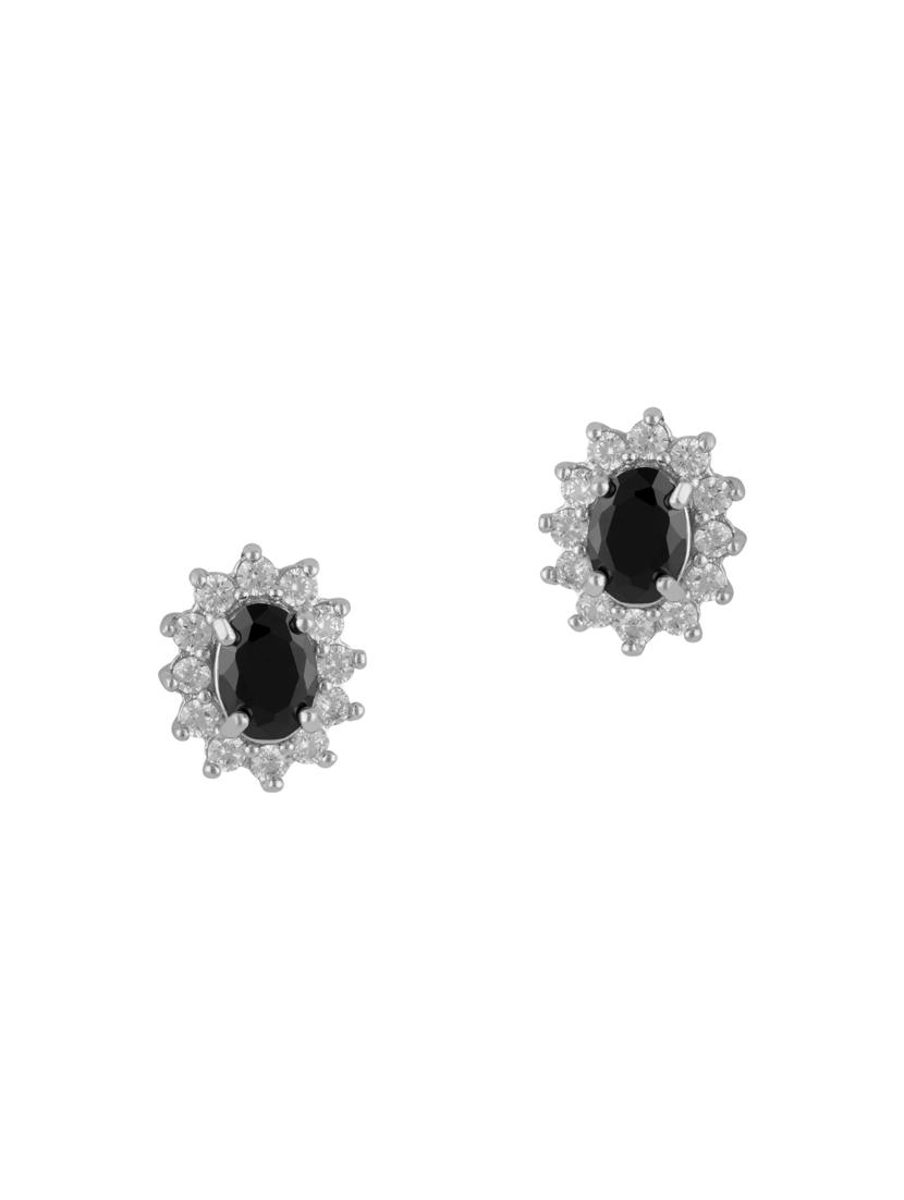 black metal studs earring - 16952815 - Zoom Image - 3