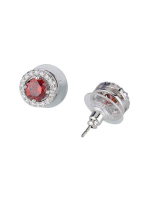 red metal studs earring - 16952829 - Standard Image - 2