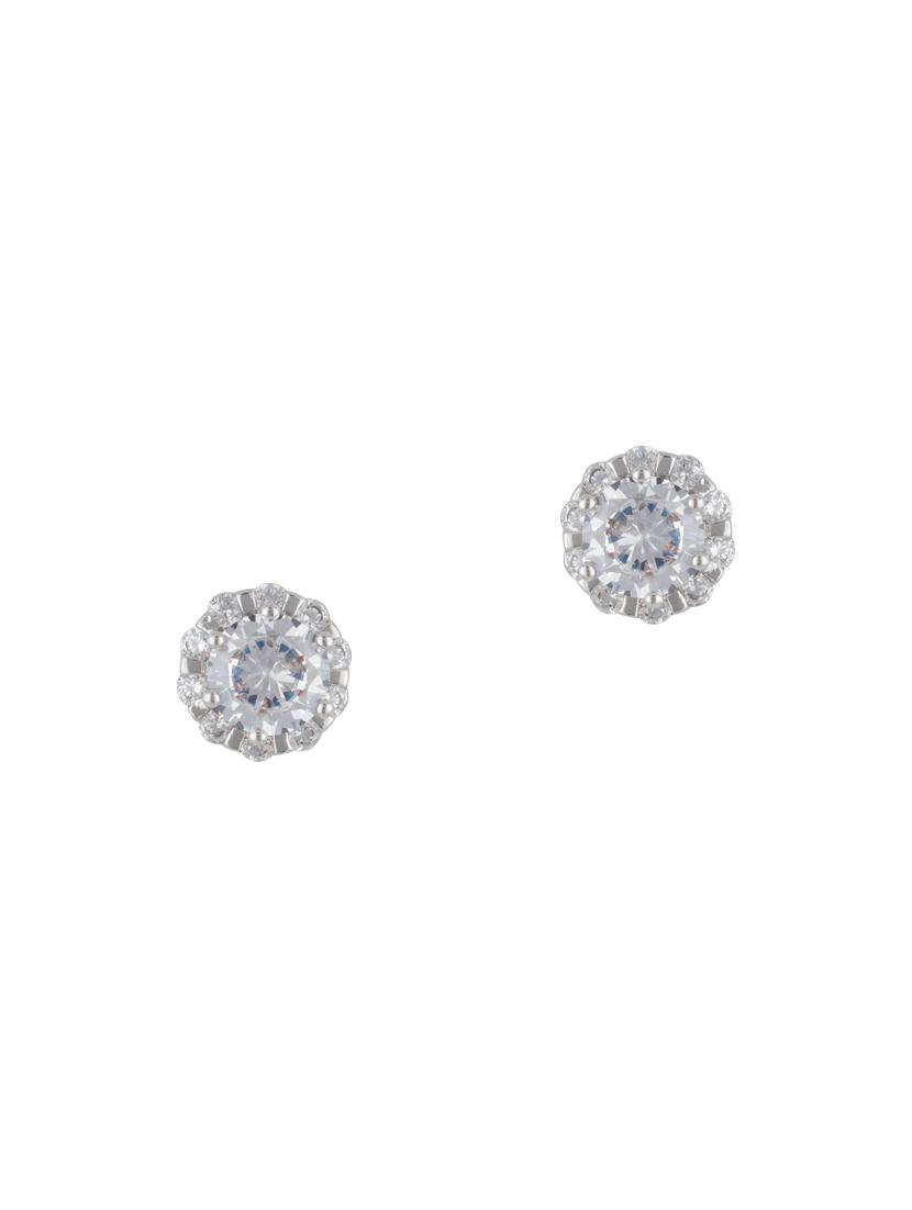 silver metal studs earring - 16952830 - Zoom Image - 1