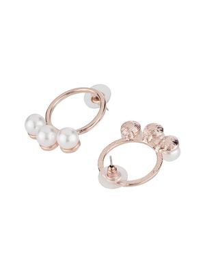 gold metal drop earring - 16952841 - Standard Image - 2