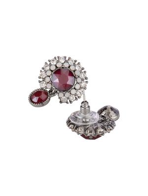 red metal drop earring - 16952851 - Standard Image - 2