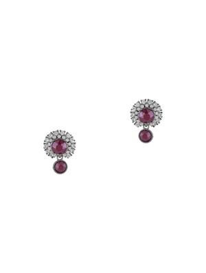 red metal drop earring - 16952851 - Standard Image - 3