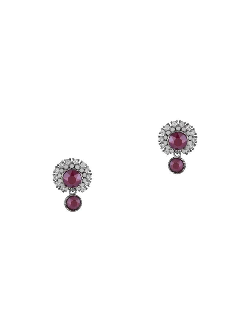 red metal drop earring - 16952851 - Zoom Image - 3