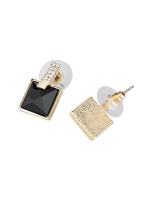 black metal studs earring - 16952860 - Standard Image - 2