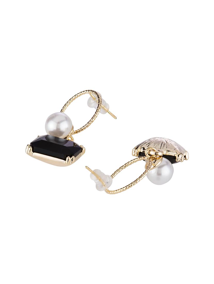 black metal drop earring - 16952881 - Zoom Image - 2