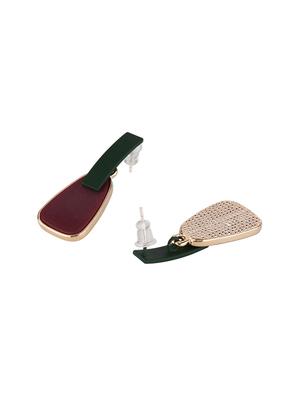 multi colored metal drop earring - 16952885 - Standard Image - 2