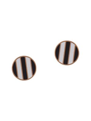 black metal studs earring - 16952905 - Standard Image - 3