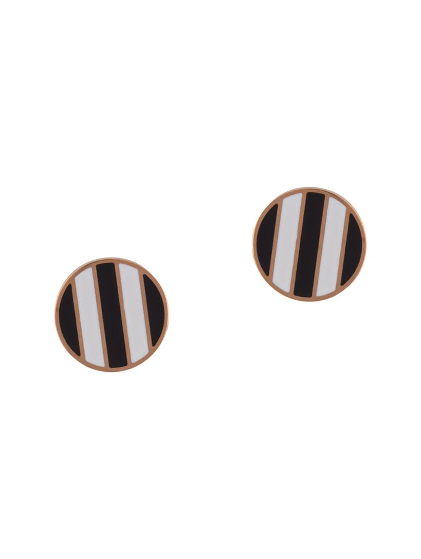 black metal studs earring - 16952905 - Zoom Image - 3