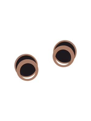 black metal studs earring - 16952908 - Standard Image - 3