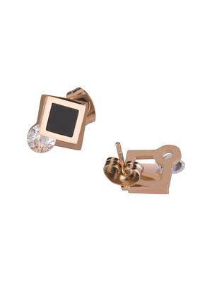 black metal studs earring - 16952911 - Standard Image - 2