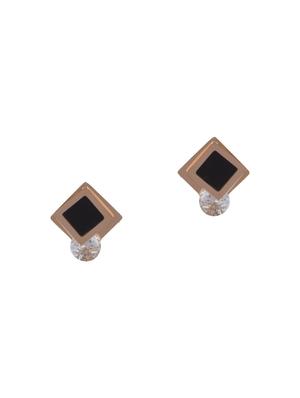 black metal studs earring - 16952911 - Standard Image - 3