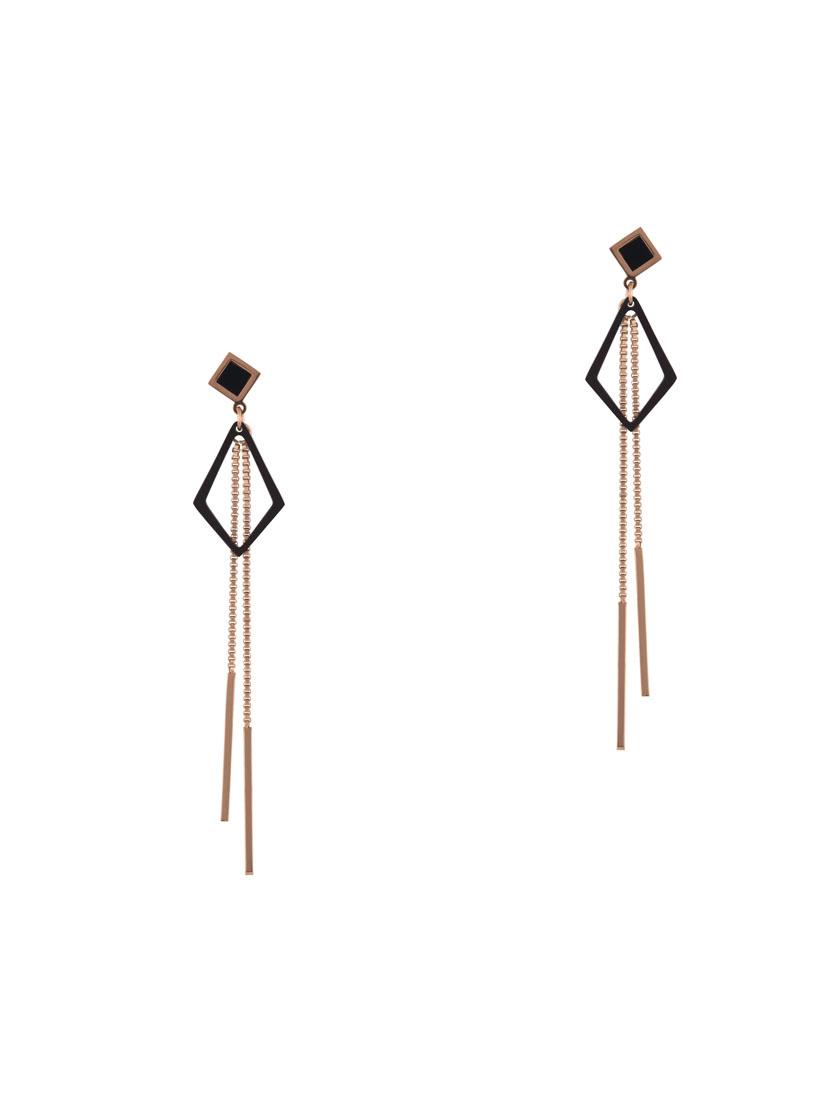 black metal drop earring - 16952914 - Zoom Image - 3
