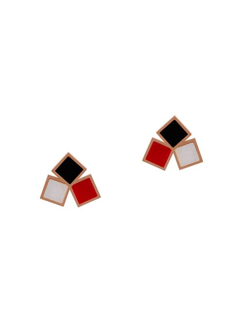 multi colored metal studs earring - 16952919 - Standard Image - 1