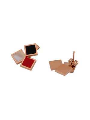 multi colored metal studs earring - 16952919 - Standard Image - 2