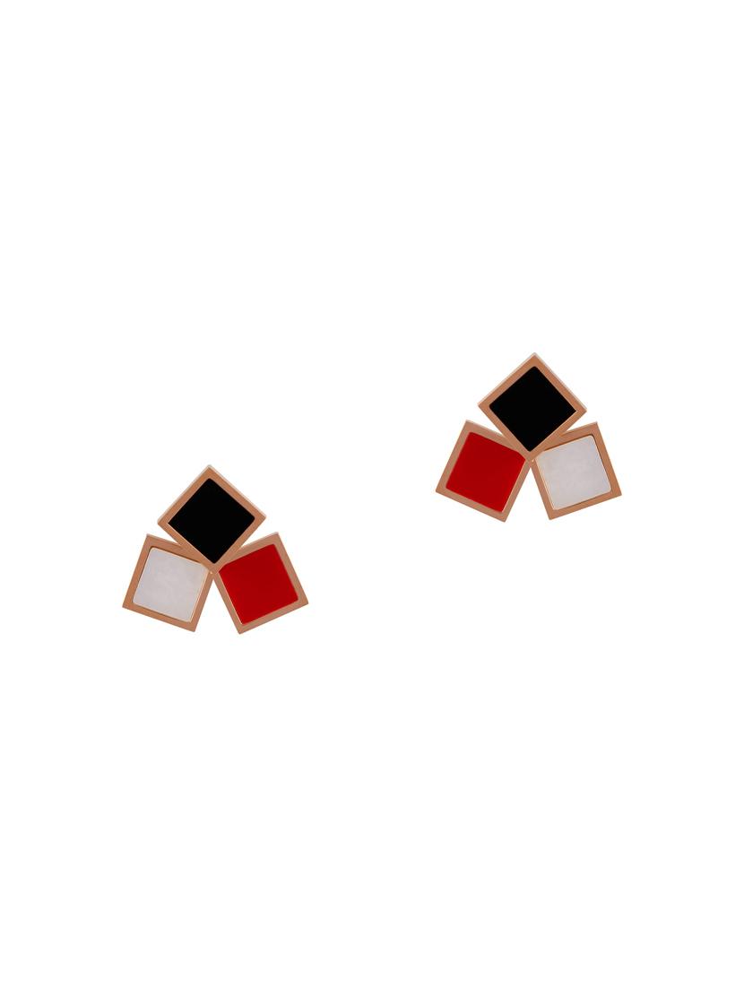 multi colored metal studs earring - 16952919 - Zoom Image - 1