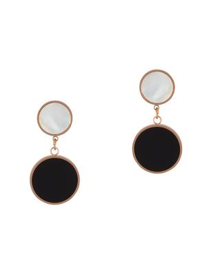 black metal drop earring - 16952920 - Standard Image - 3