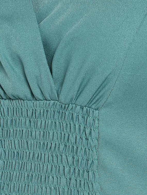 smocked detail a-line dress - 16953027 - Zoom Image - 6