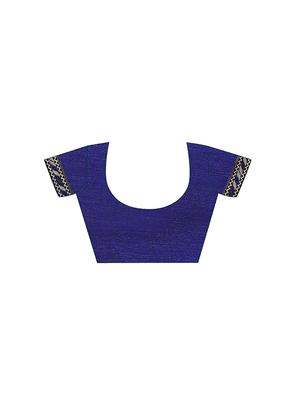 self design woven saree with blouse - 16953051 - Standard Image - 3