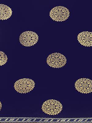 self design woven saree with blouse - 16953051 - Standard Image - 4