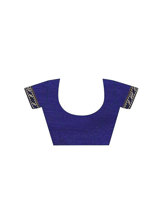 self design woven saree with blouse - 16953051 - Zoom Image - 3