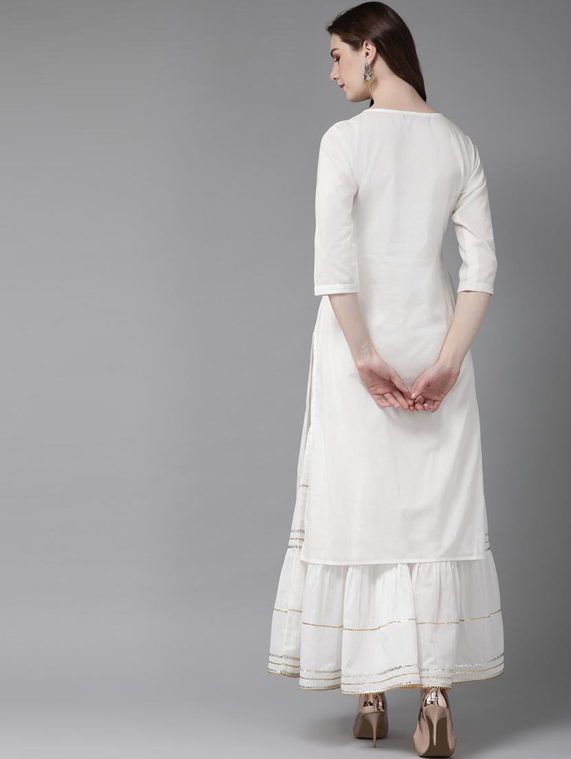 solid straight kurta - 16953135 - Zoom Image - 3