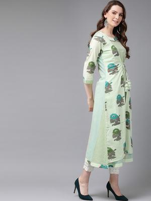 floral layered kurta - 16953136 - Standard Image - 2