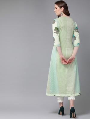 floral layered kurta - 16953136 - Standard Image - 3
