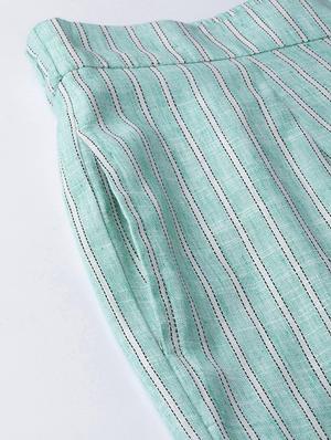 striped straight tapered pant - 16953140 - Standard Image - 5