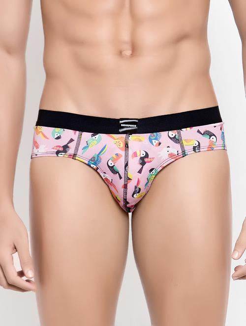 pink printed hipster brief - 16953180 - Standard Image - 1
