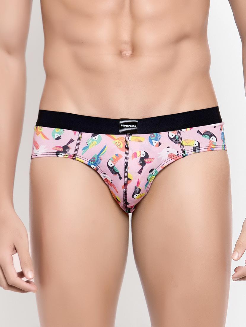 pink printed hipster brief - 16953180 - Zoom Image - 1
